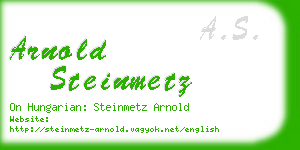 arnold steinmetz business card